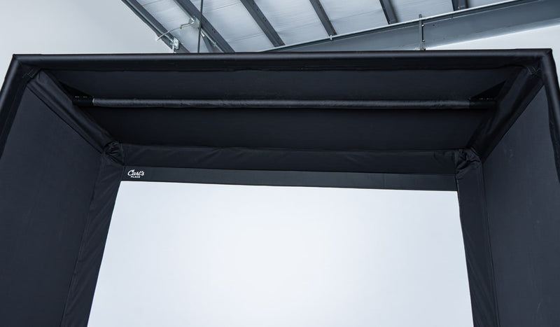 Carl's Place Pro Enclosure Movable Ceiling Crossbar