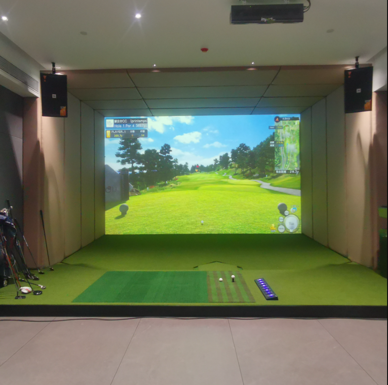 3D Family Game Multifunctional Virtual Golf Simulator Leisure and Entertainment Projection Golf Simulator