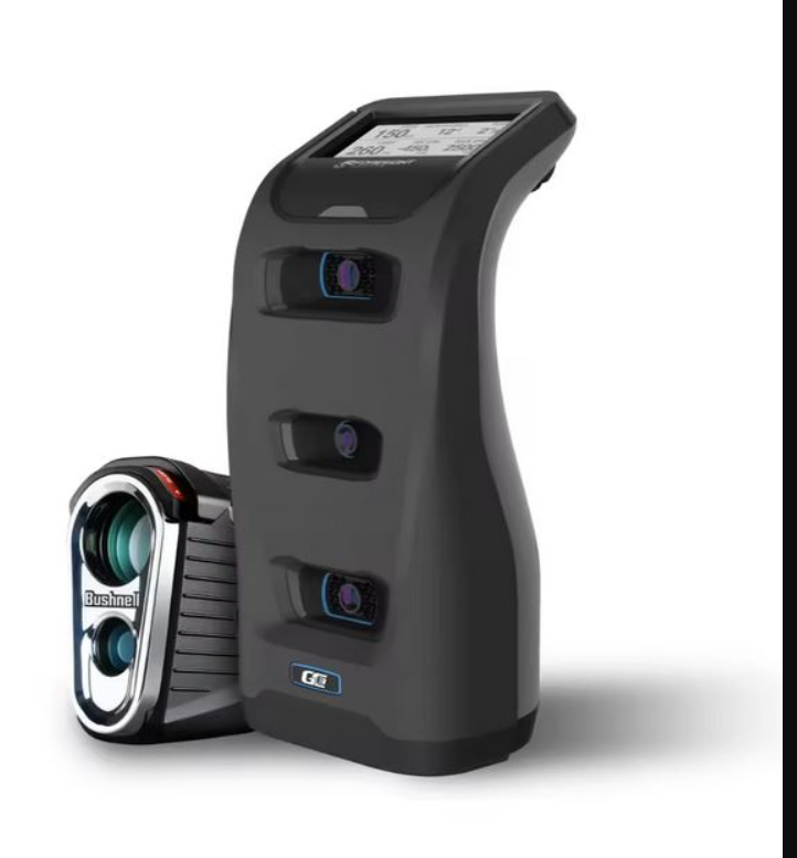 Professional Golf Swing & Ball Tracking System (4-Lens Monitor + Distance Device)