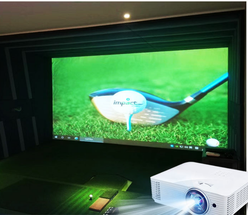 Indoor Sports Leisure & Entertainment Golf Simulator with Infrared Projection EU Equipment for Golf Games