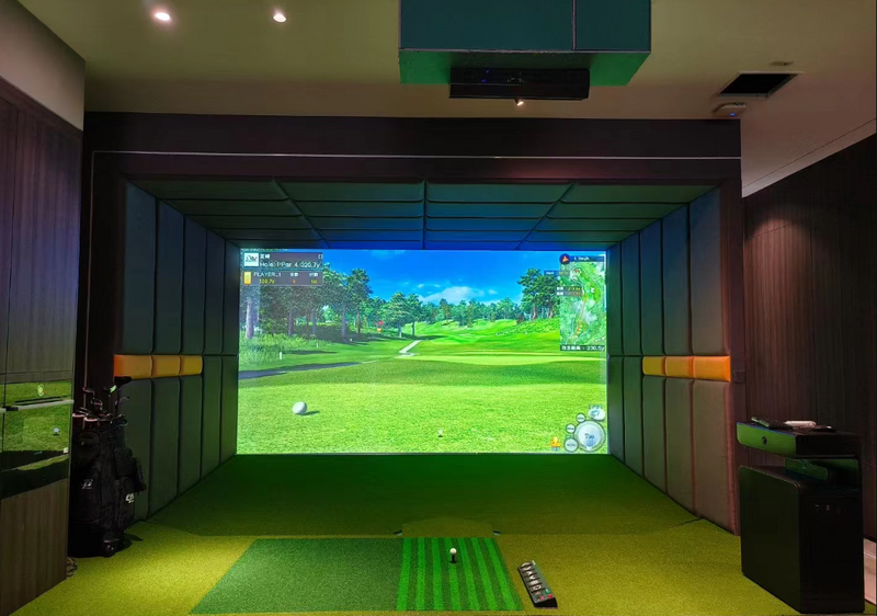 3D Family Game Multifunctional Virtual Golf Simulator Leisure and Entertainment Projection Golf Simulator