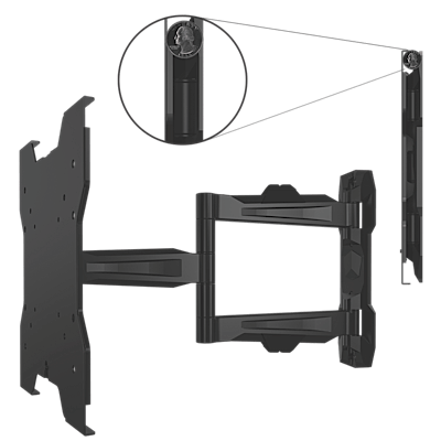 SurfThing Thin Articulating Monitor Mount for 13"–46" Displays | Adjustable VESA Wall Mount