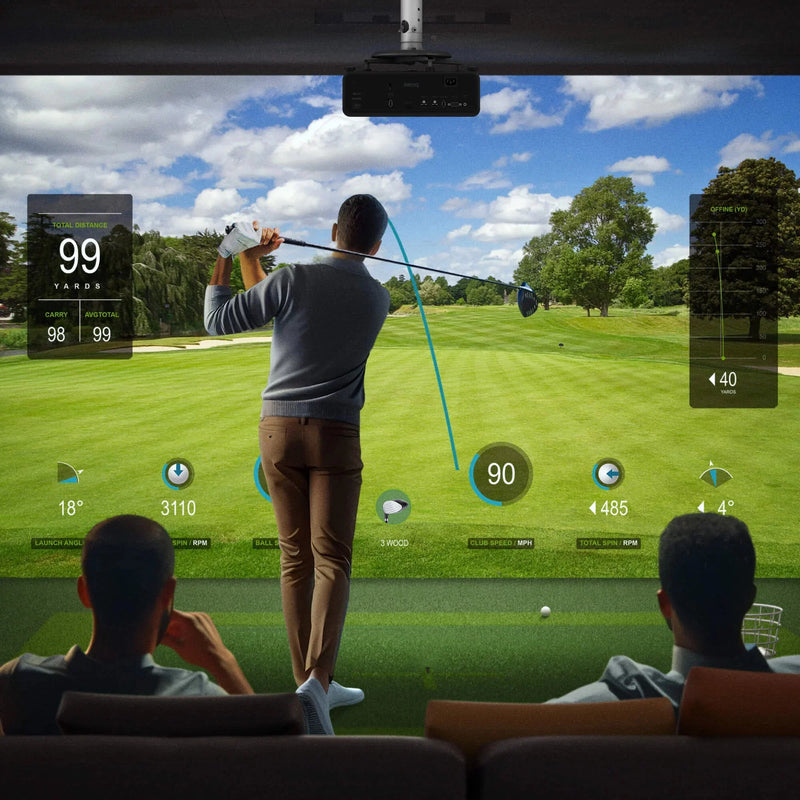 BenQ AK700ST 4000 Lumens Short Throw 4K Laser Golf Simulator Projector