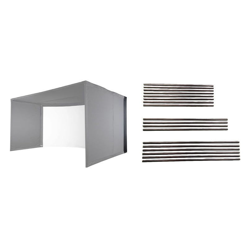 Carl's Place Back Cover Pipe Kit for Curved Golf Simulator Enclosure