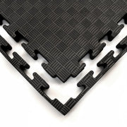 Golf Room Floor Tiles with Edge Corners Installed