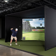 Carl's Place Curved Enclosure — Complete Setup with Back Cover