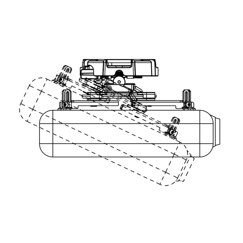 Carl's Place Flush-Mount Ceiling Projector Mount