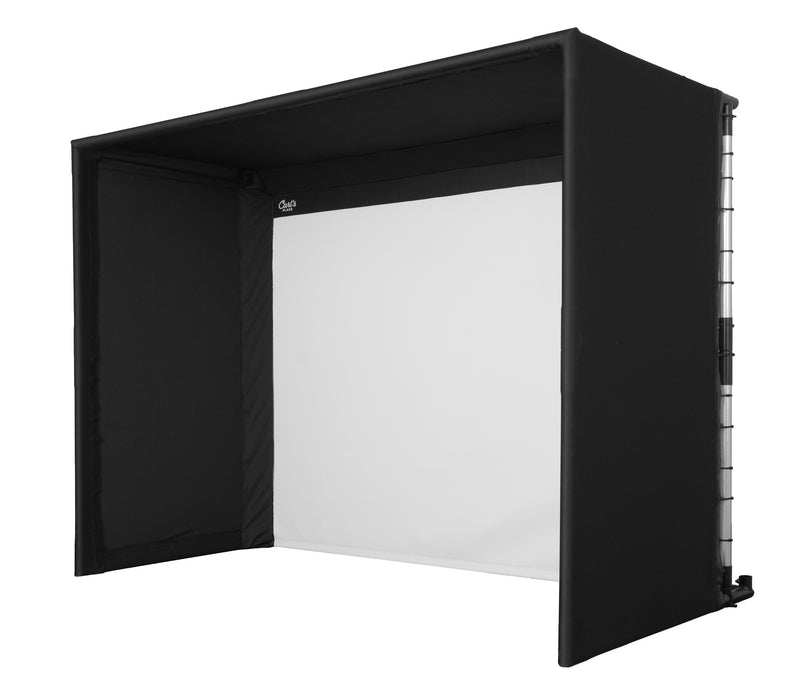 Carl's Place Pro Golf Simulator Enclosure — Pipe Frame Assembly